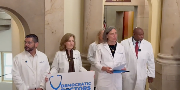 Democratic doctors’ protest against Trump’s ‘beautiful bill’ derailed by flood of US Capitol tourists