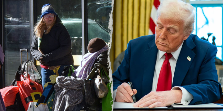 Homeless people can be removed from streets by cities, states in new Trump executive order